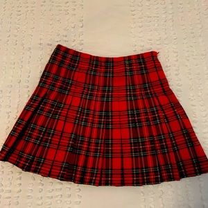 Brandy melville plaid mini skirt